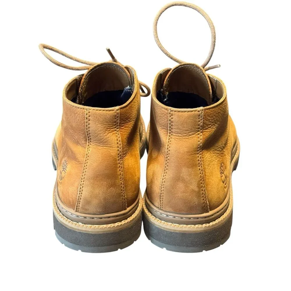 Timberland Mens 7.5 Port Union Waterproof Chukka Boots Brown TimberDry Leather